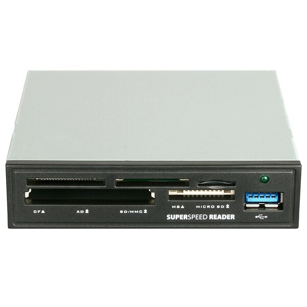 Card reader intern Axagon CRI-S3, 3.5 inch, USB 3.0, 5 in 1, SD, microSD, MS, CF, XD, Negru